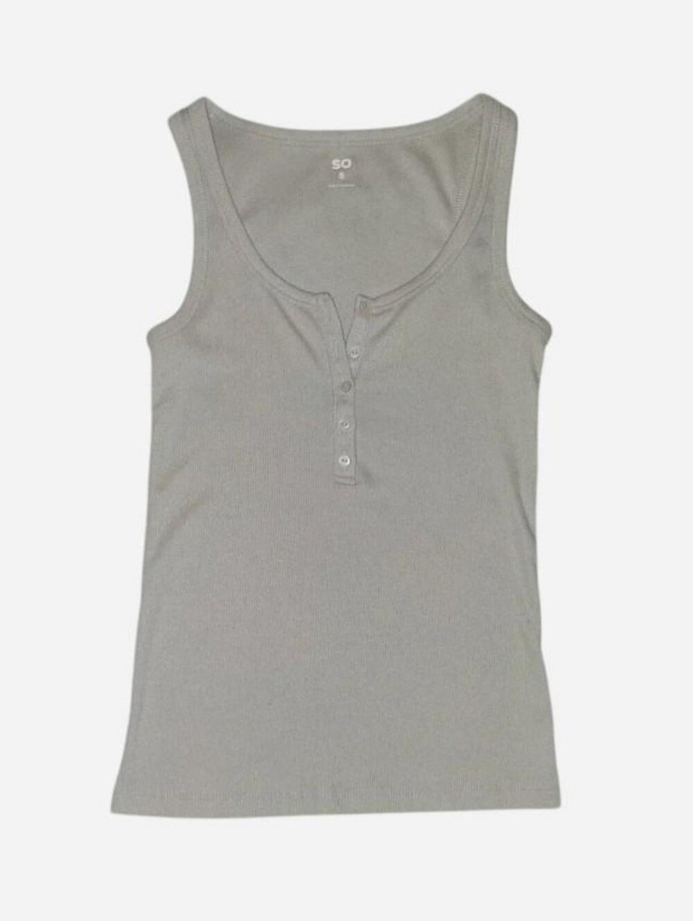 S | SO Clothing light grey tank top